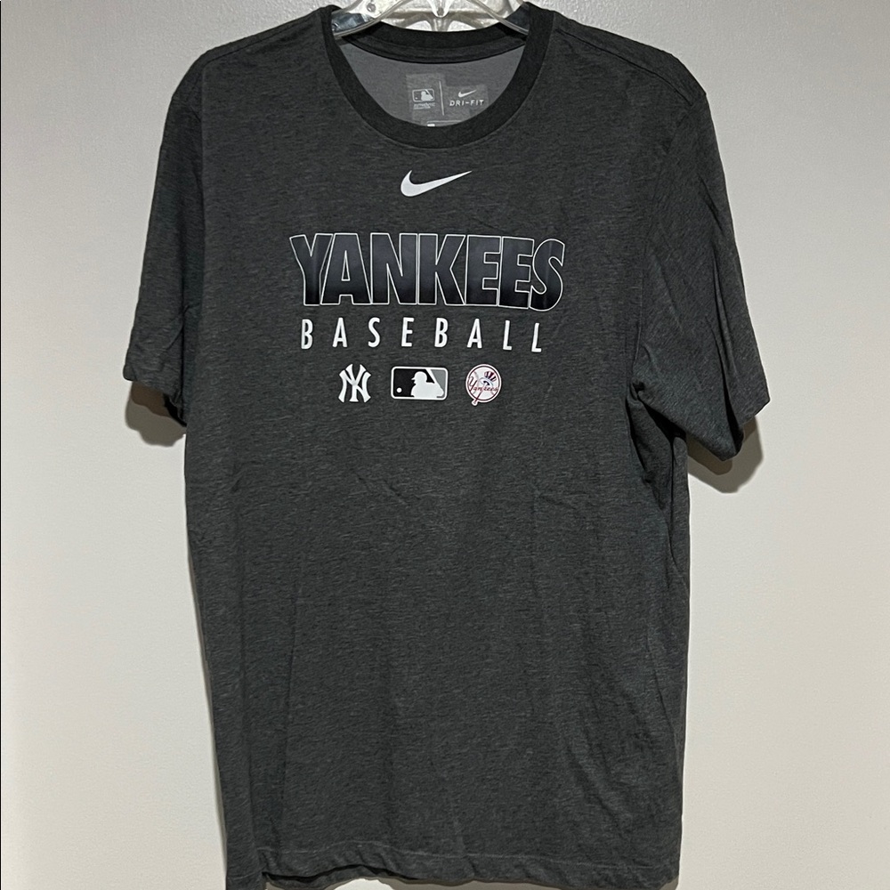 Nike Dark Gray Yankees Baseball Tee